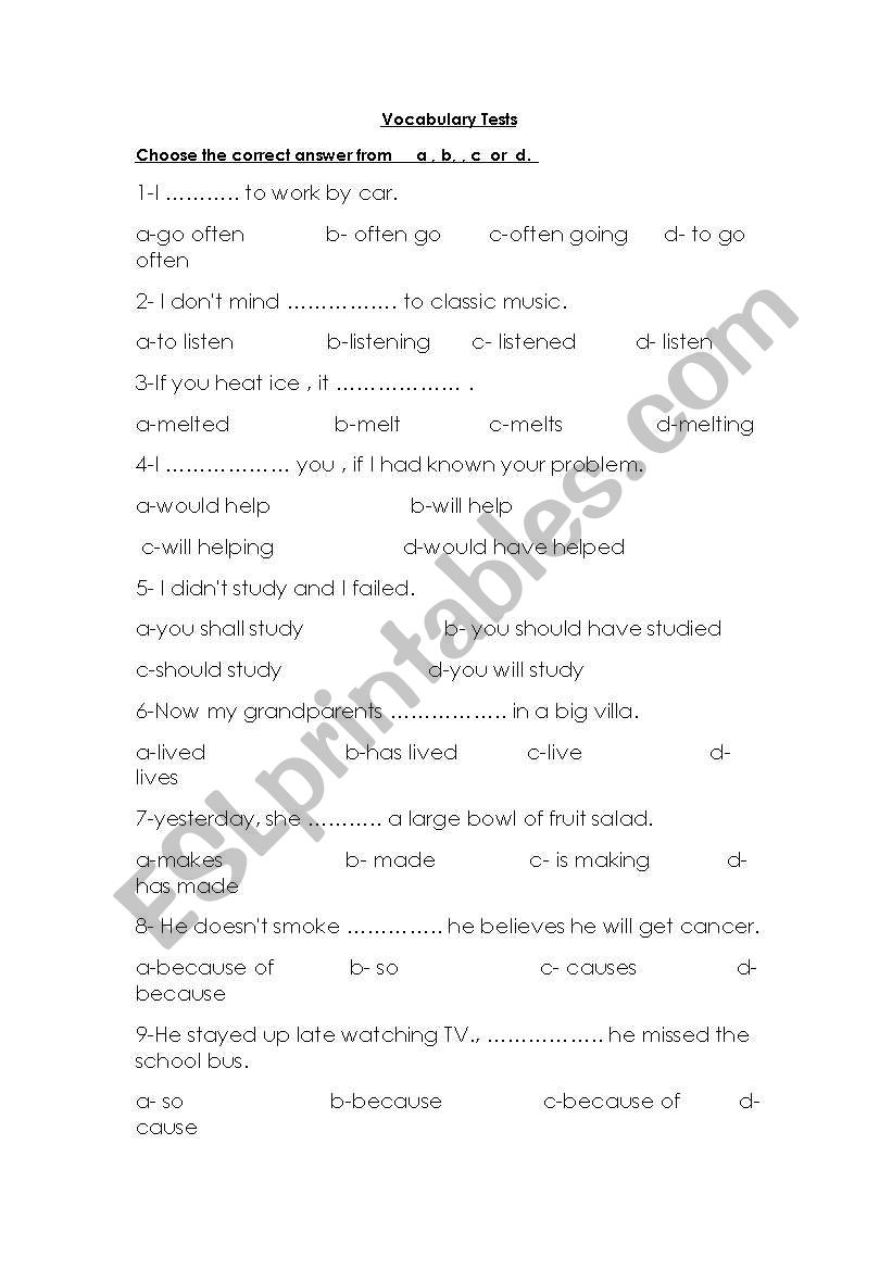 Some Academic wordlist quizzes