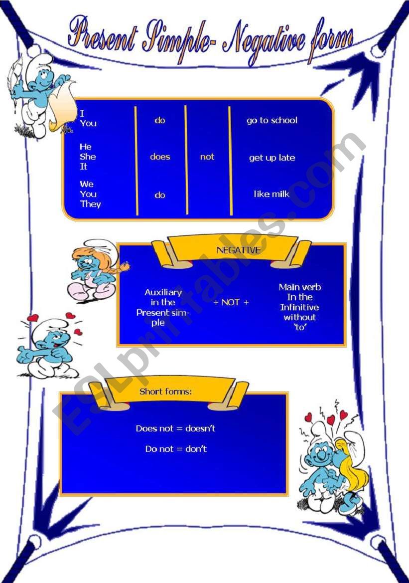 Present simple  worksheet