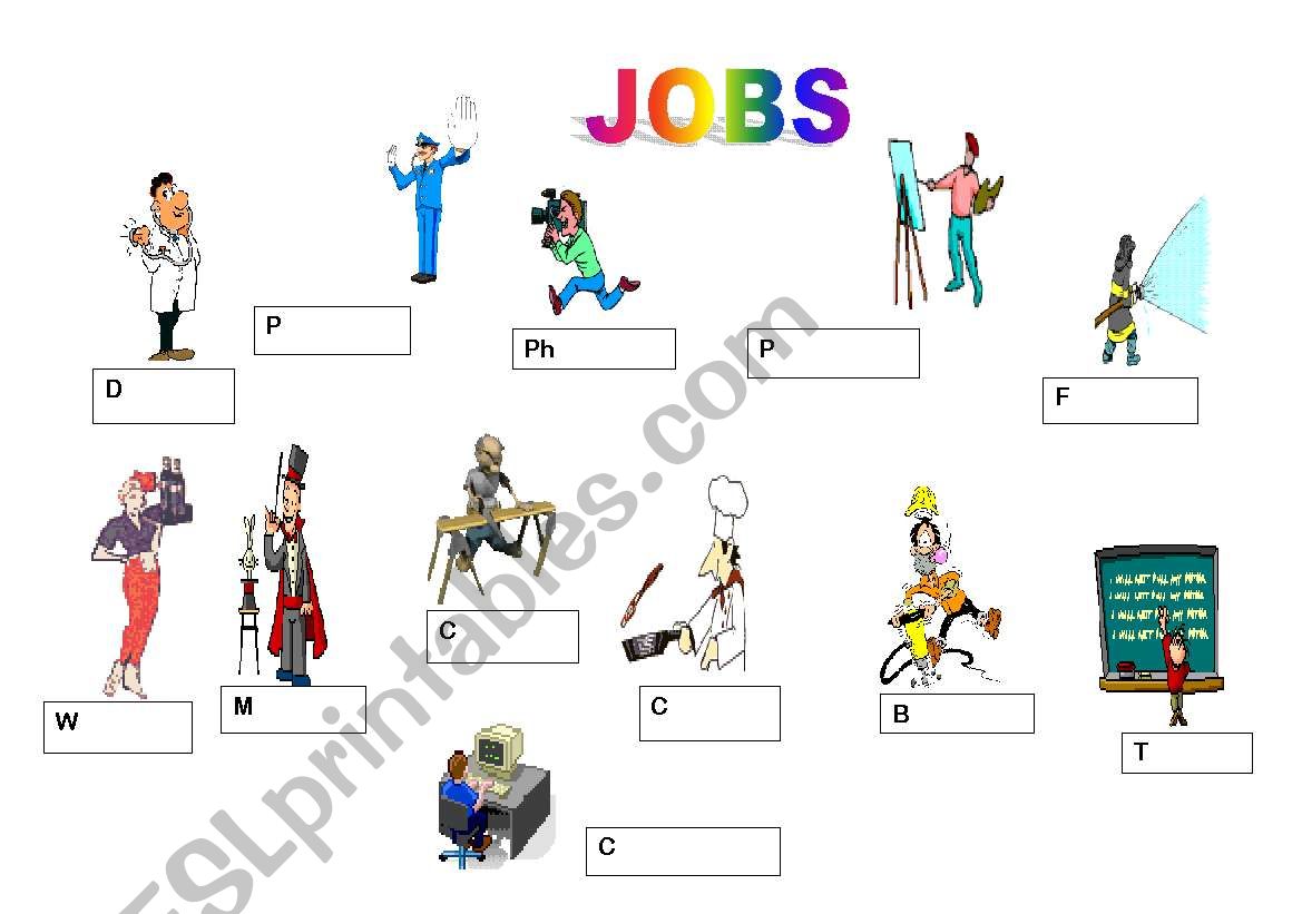 jobs worksheet