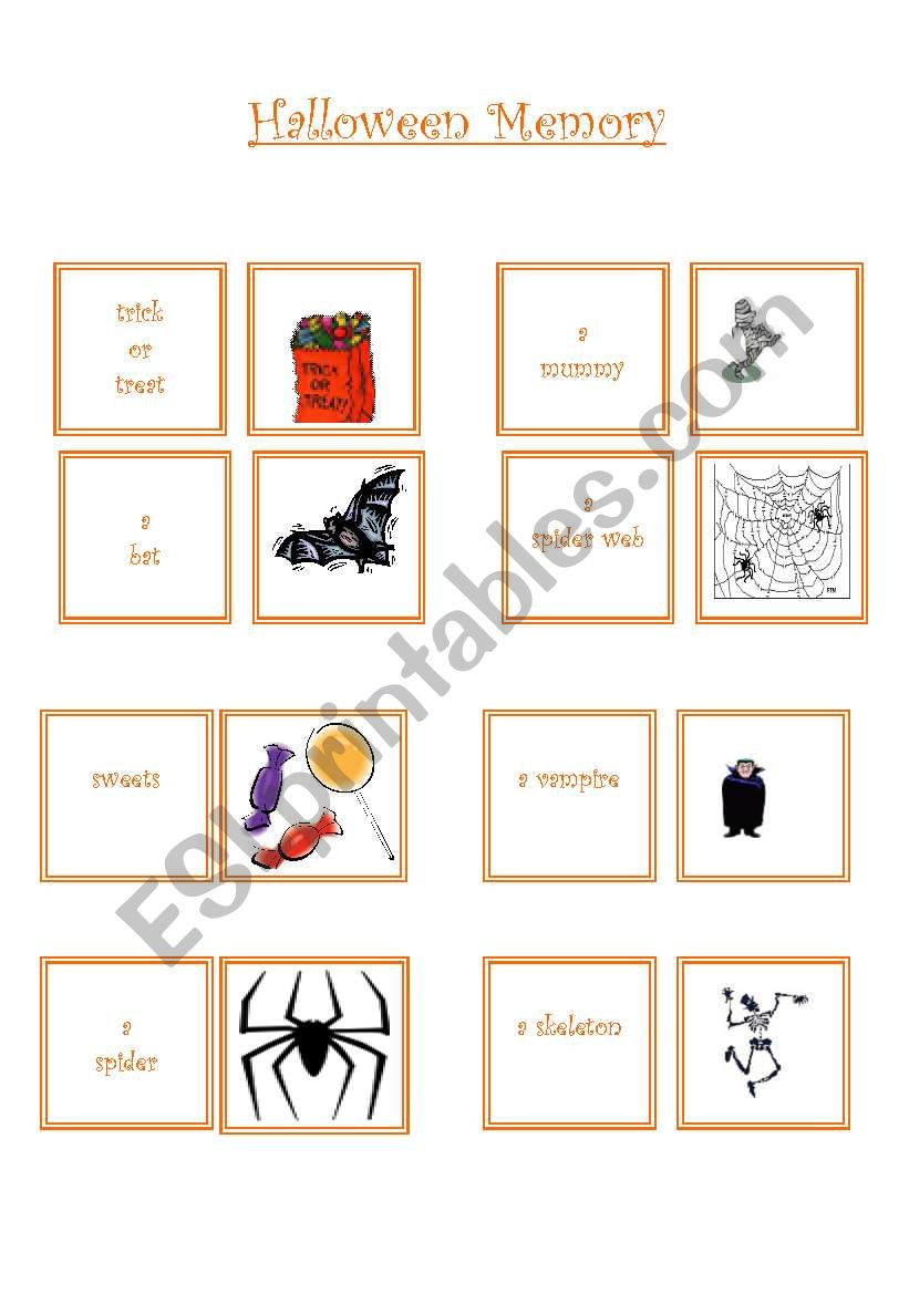 HALLOWEEN MEMORY !!!!!! 2/2 - 2 pages