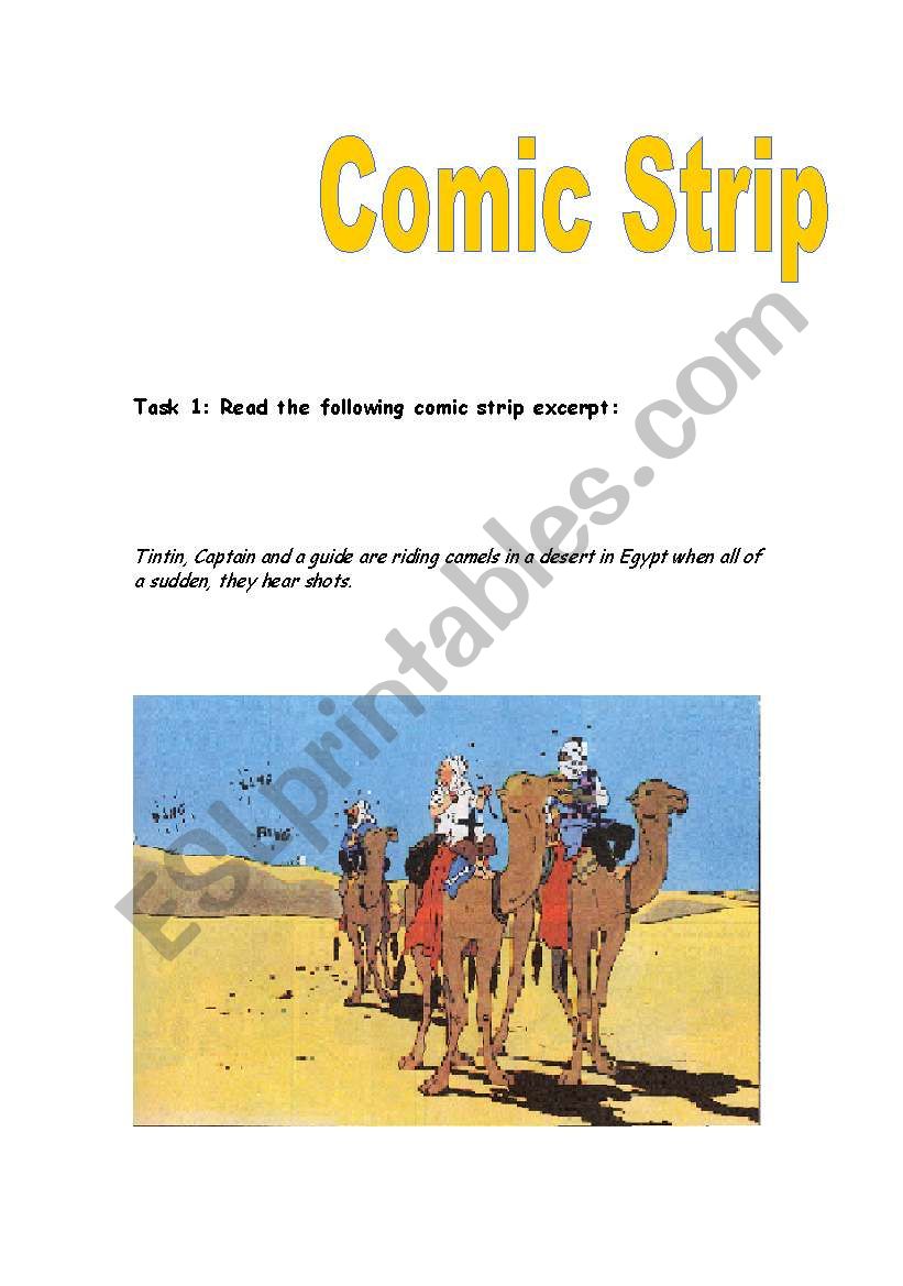 Comic Stip ; Comic Book ; Tintin !!!