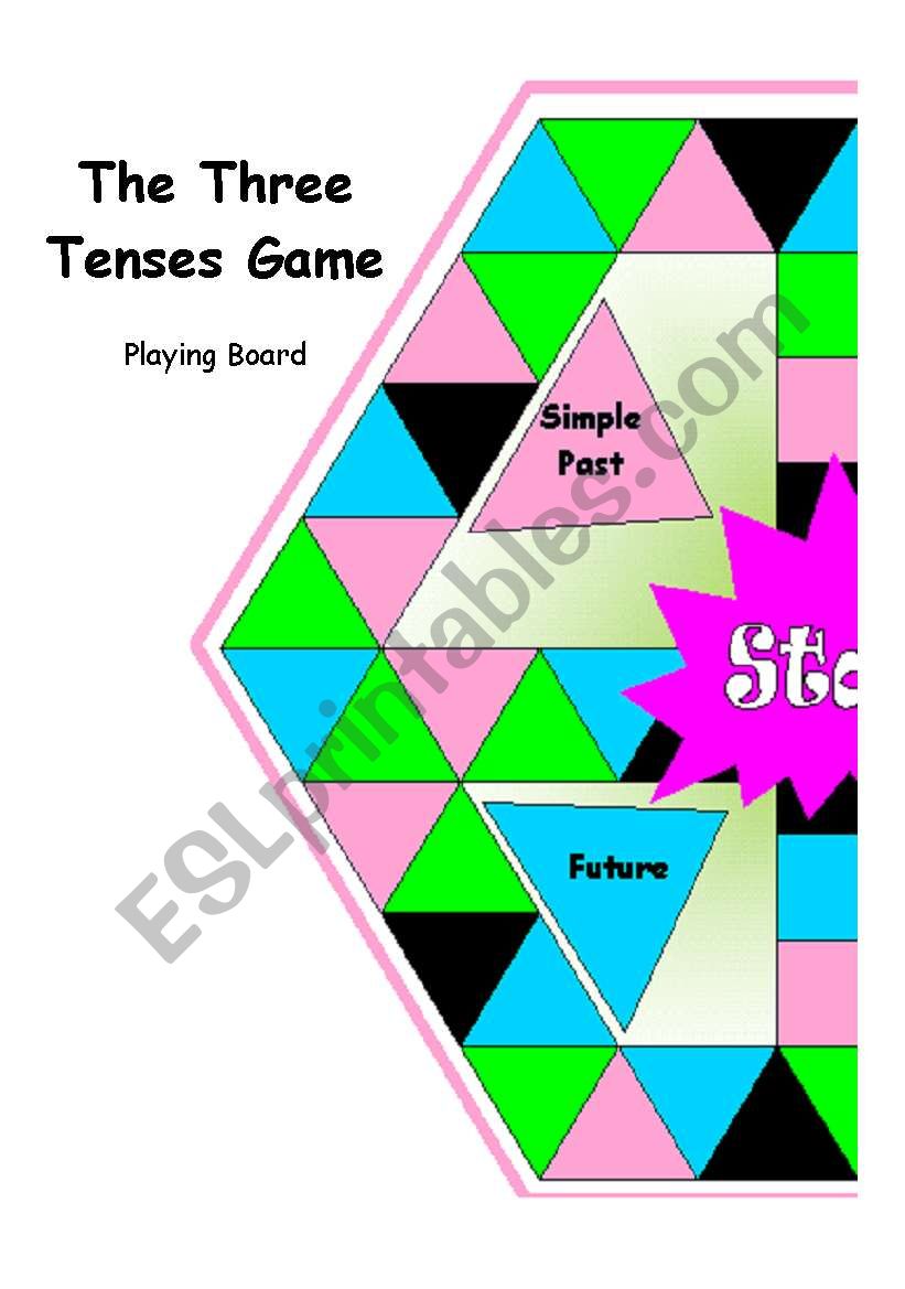 The Three Simple Tenses Game! PART 1 of 4