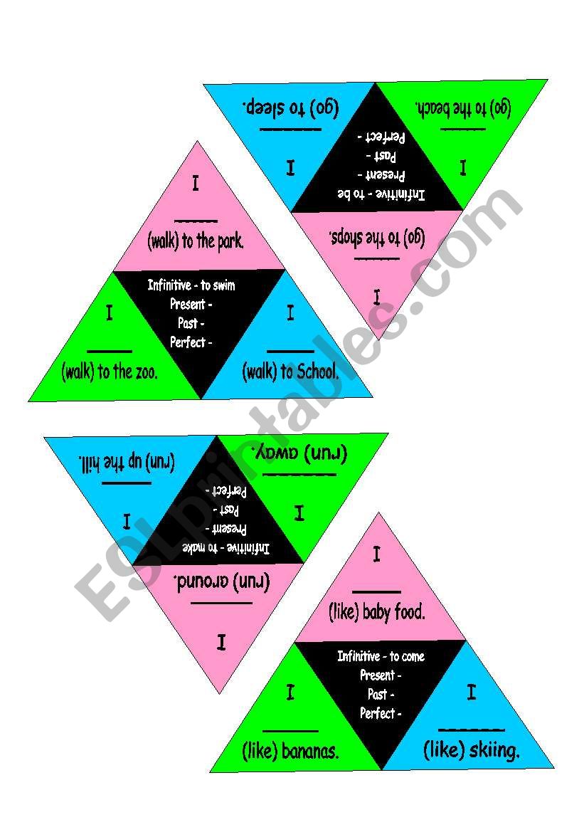 The Three Simple Tenses Board Game PART 3 of 4