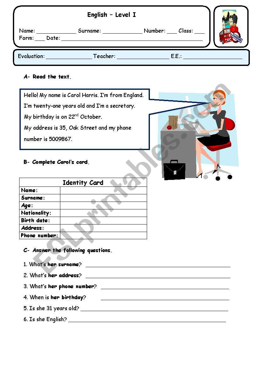 BIRTHADAYS - PAGES 1 AND 2 worksheet