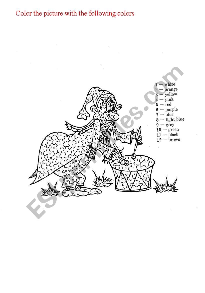 coloring worksheet