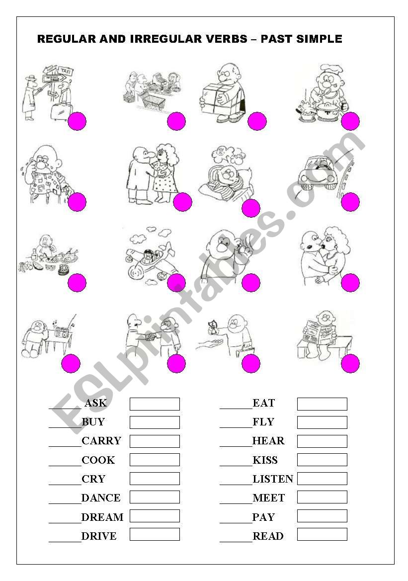 REGULAR AND IRREGULAR VERBS - PAST SIMPLE 