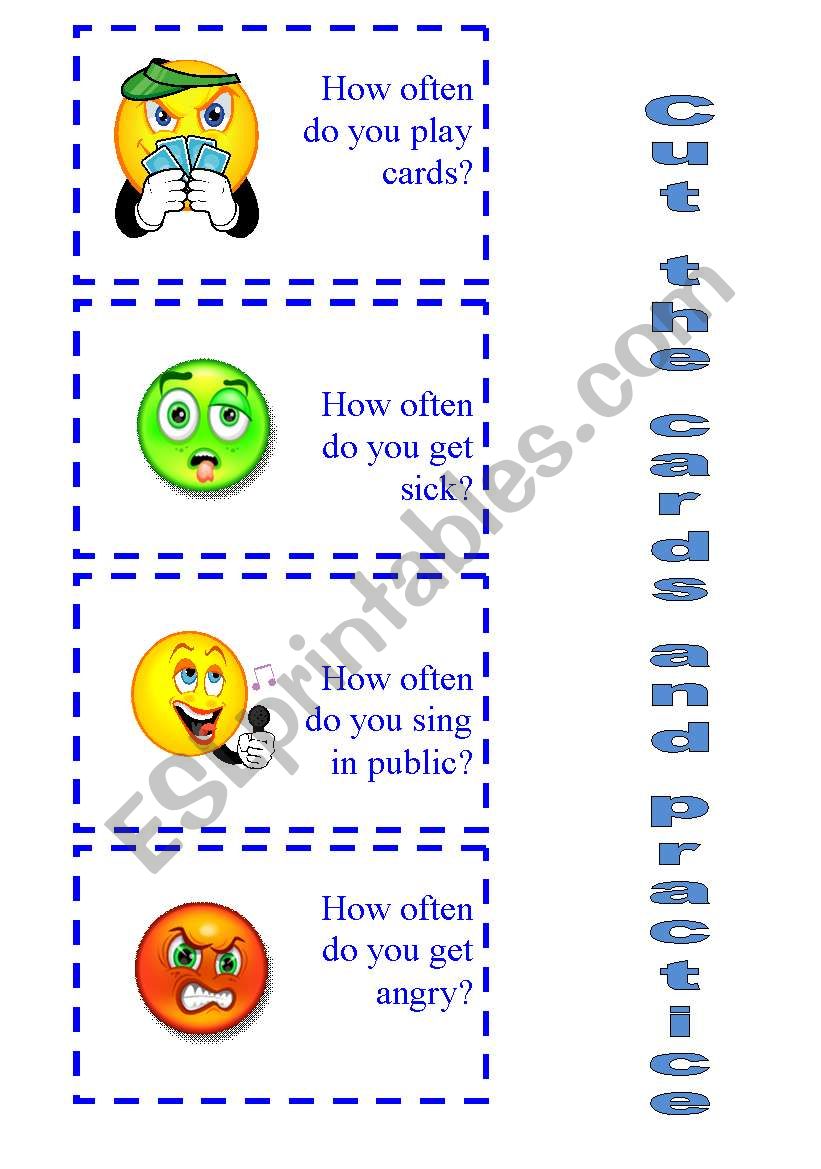 SPEAKING ACTIVITY How often do you ...? 2/2