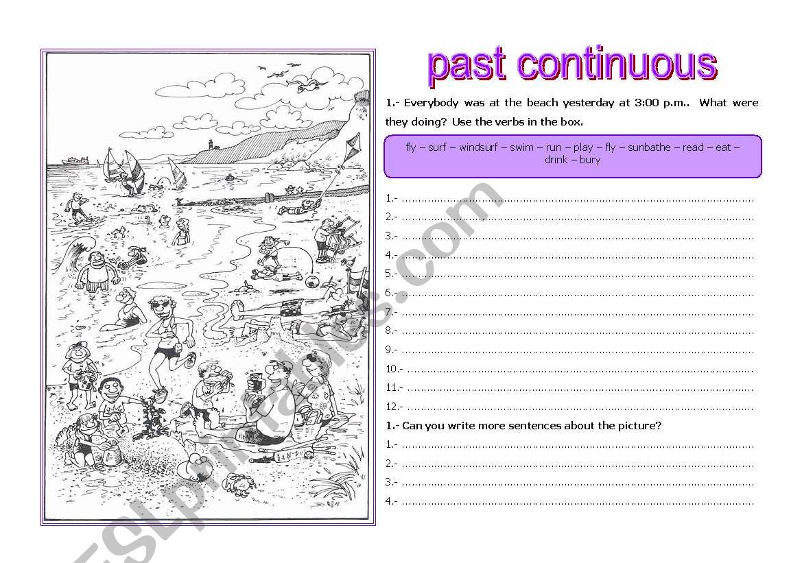 Past Continuous worksheet