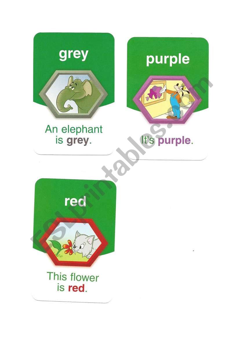 Playing cards colours(3/3) worksheet