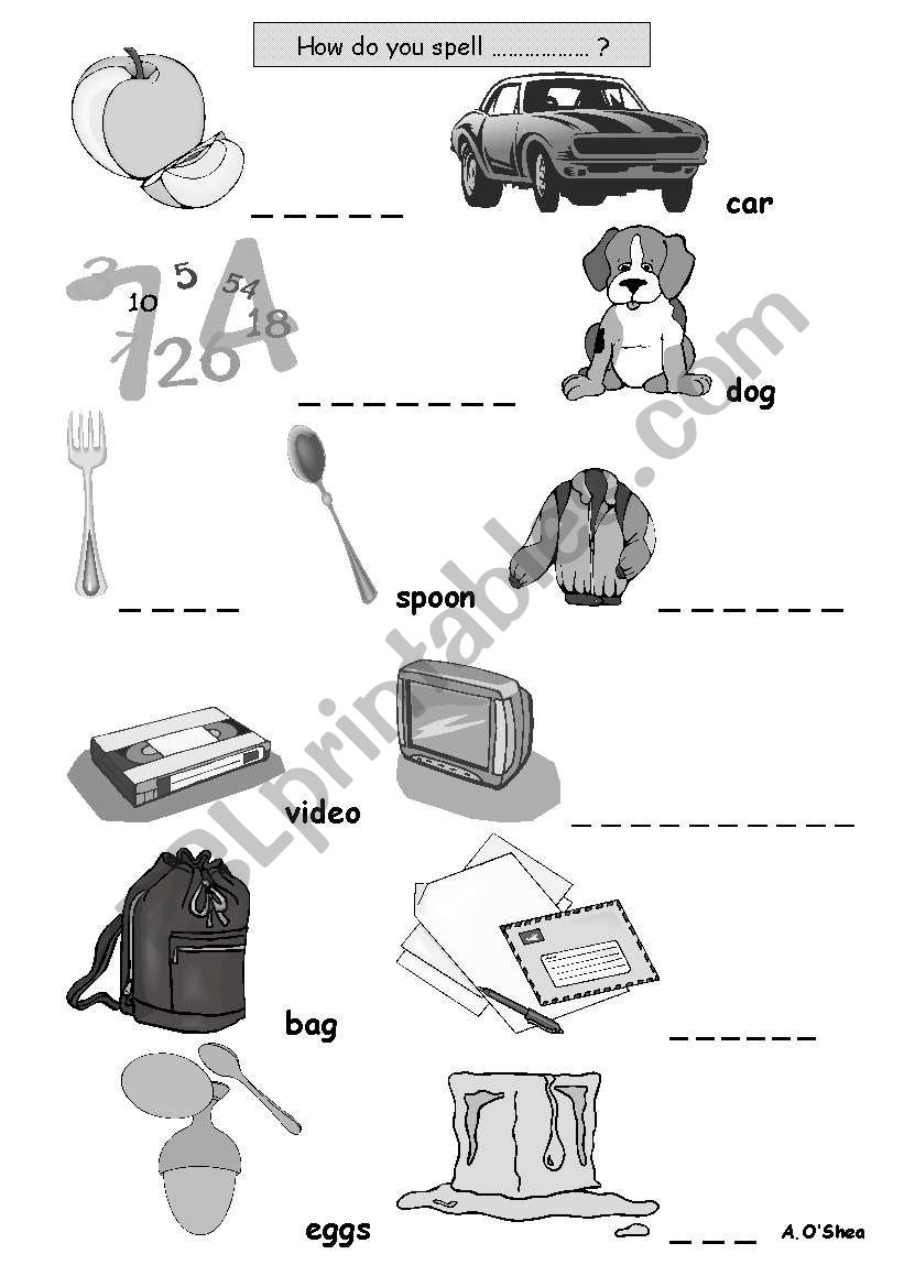 Alphabet Gapfill For Adult ESL, ESOL & Literacy Students