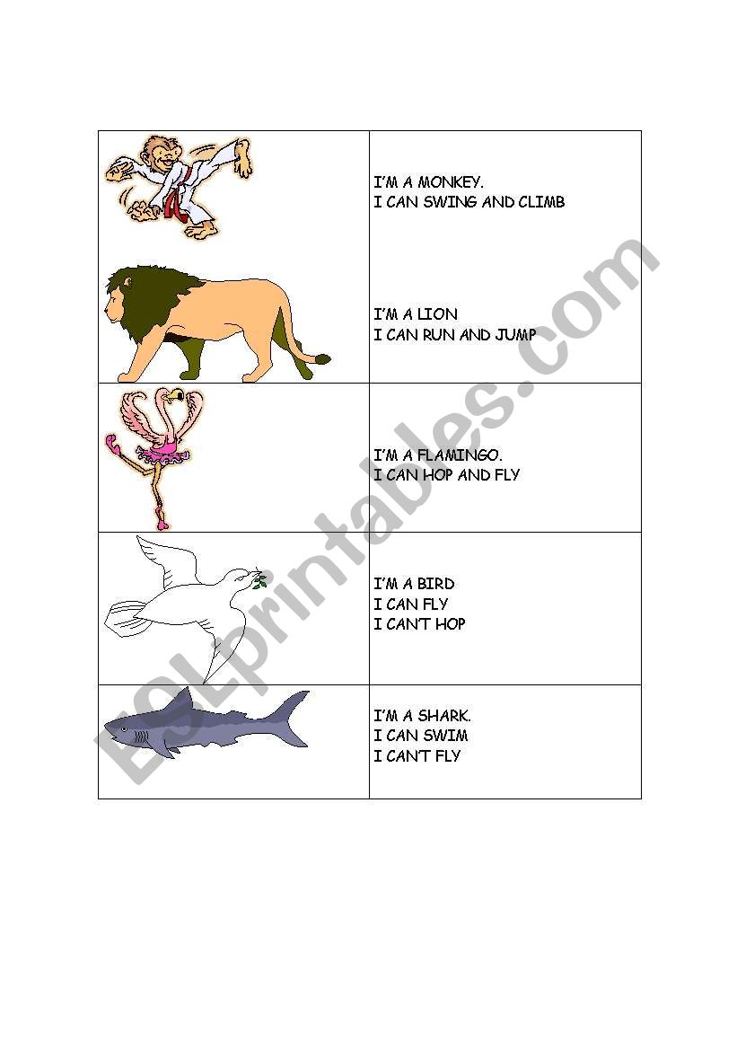 abilities worksheet