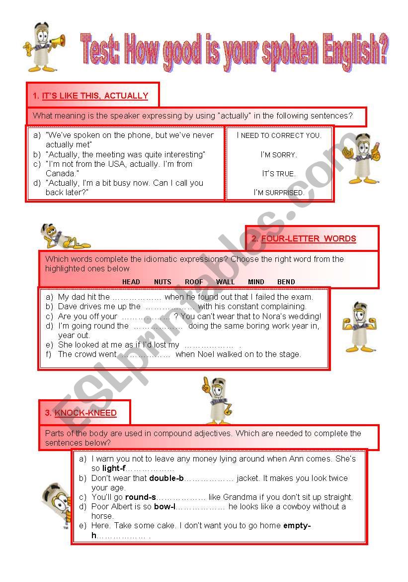 Test - How good is your English?