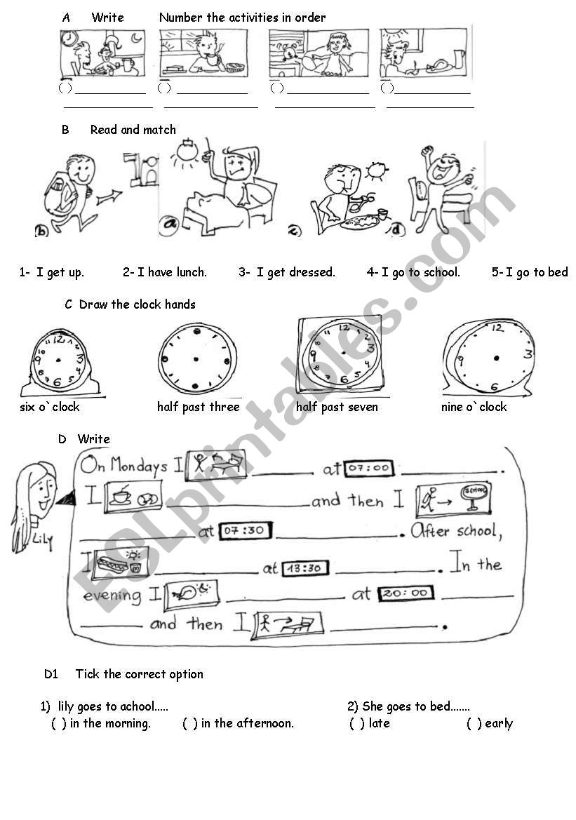 revision worksheet