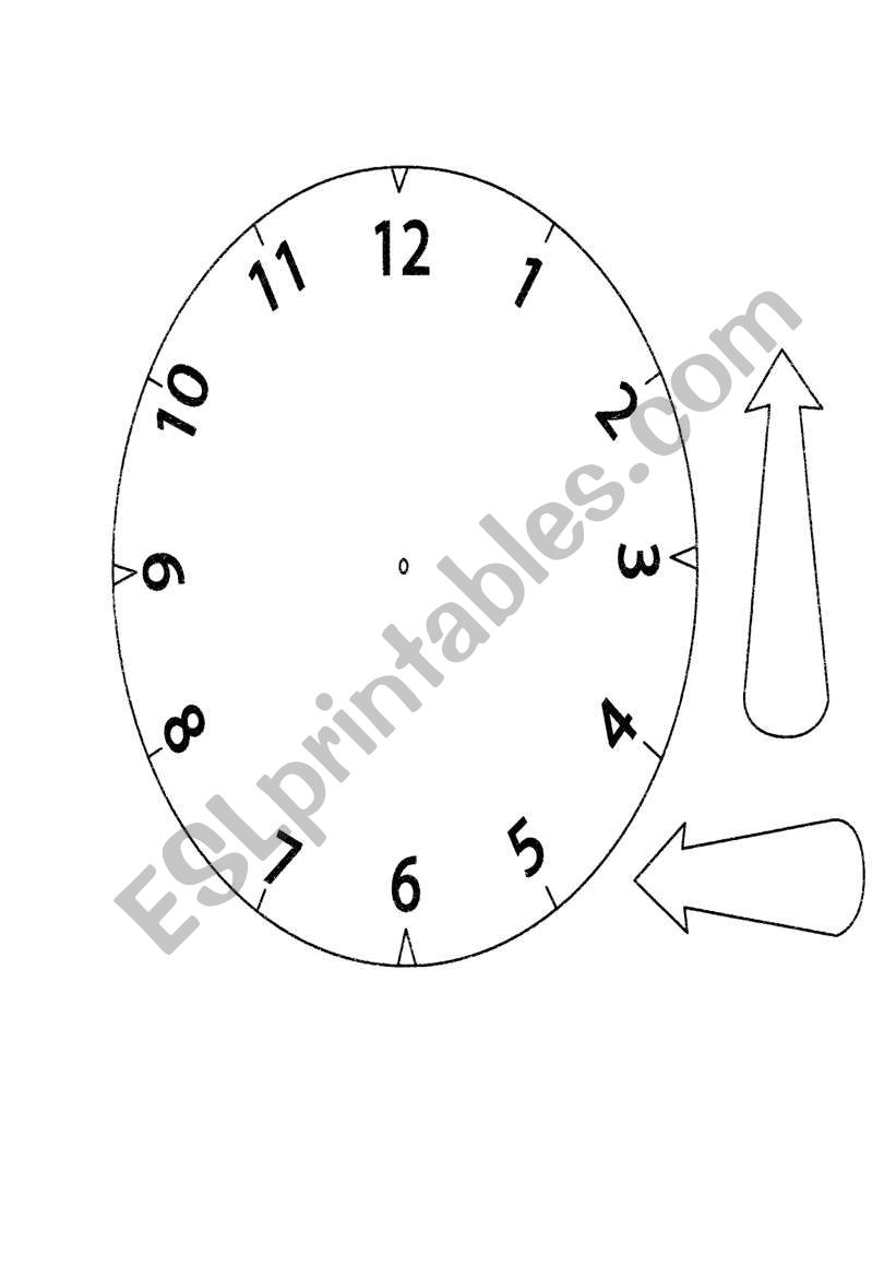 Clock worksheet