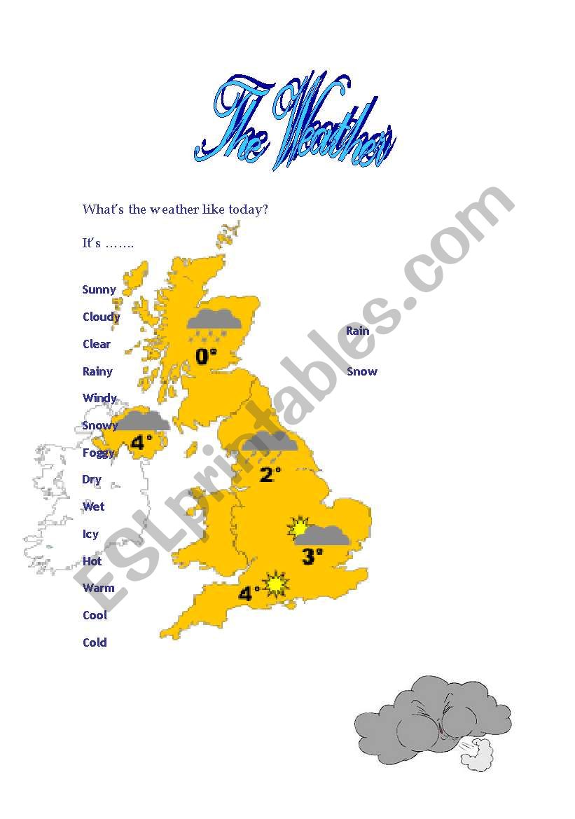 The Weather worksheet