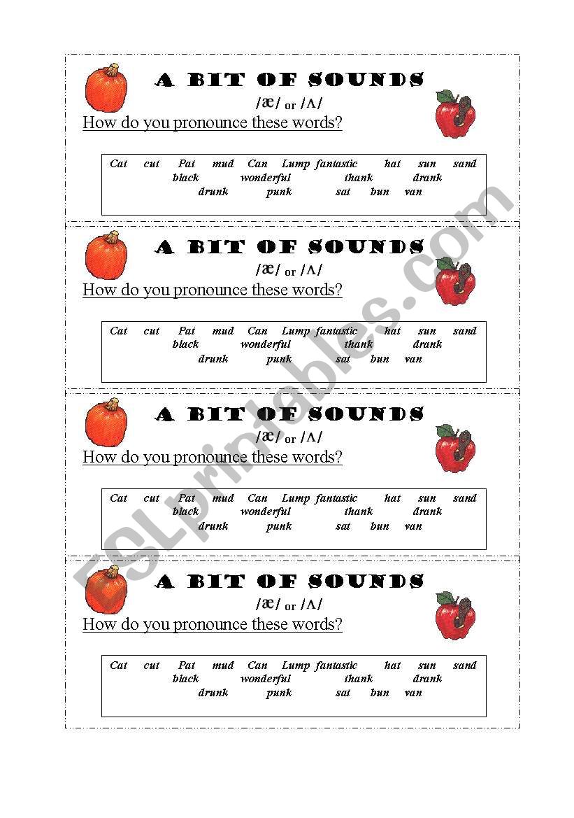 A bit of sounds worksheet