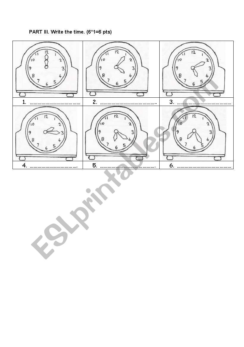 part3 of the exam worksheet