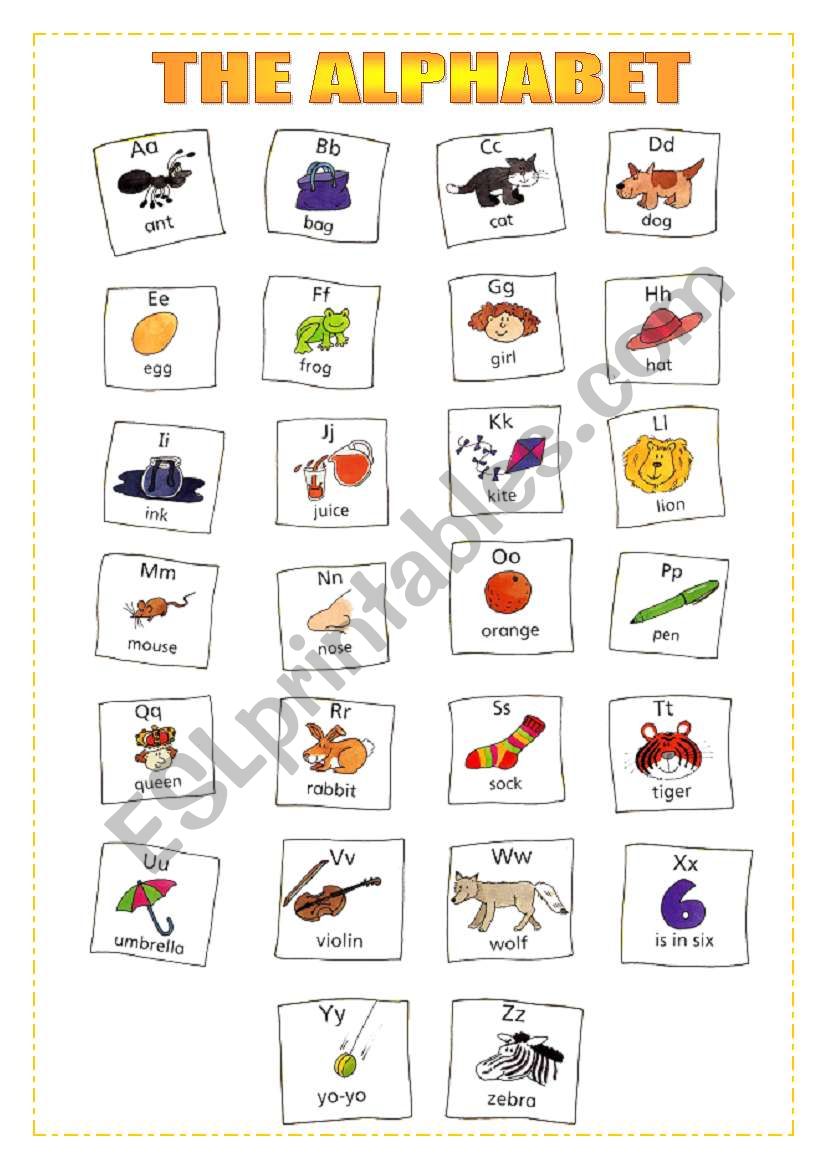 ABC worksheet