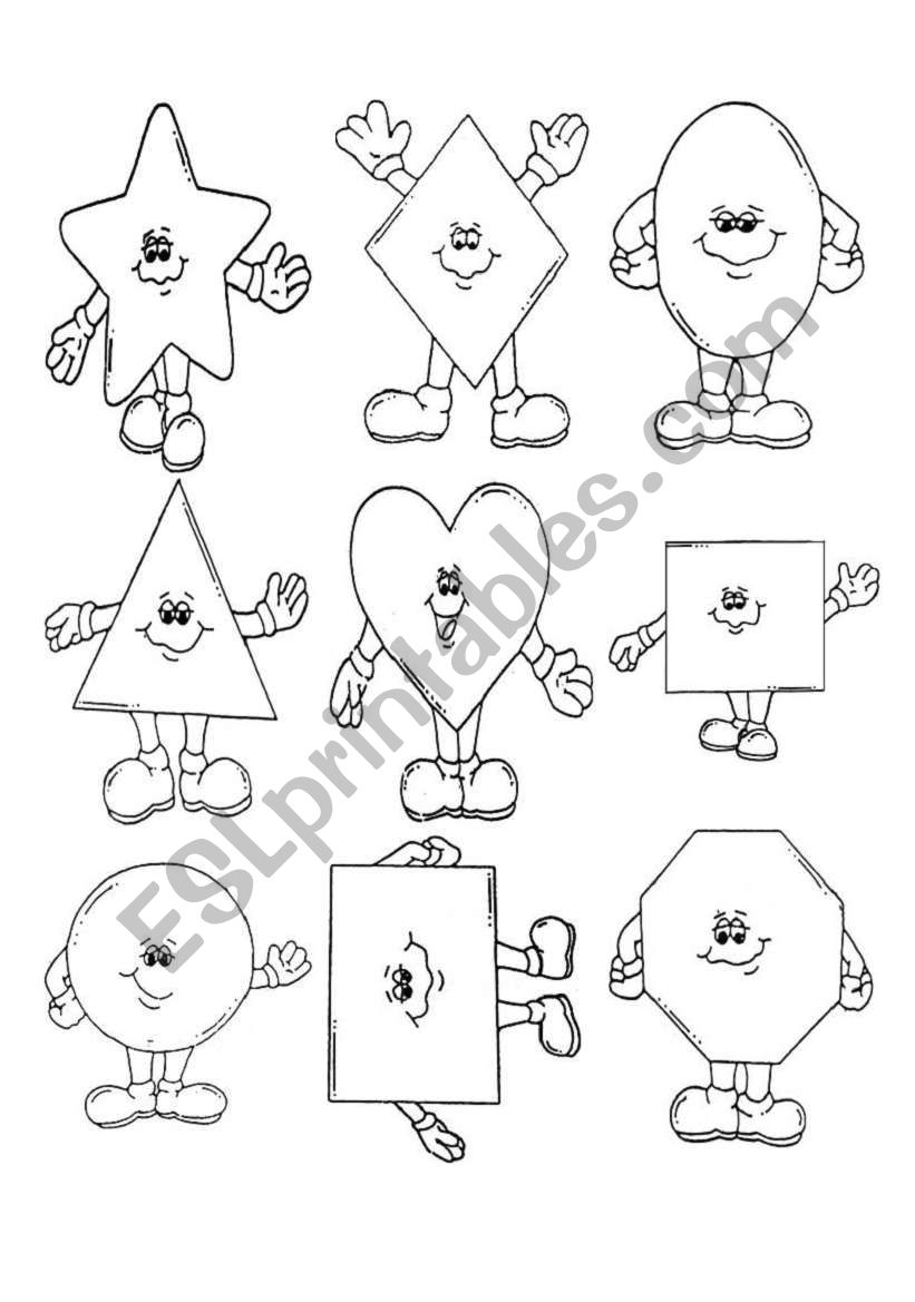 Shapes worksheet