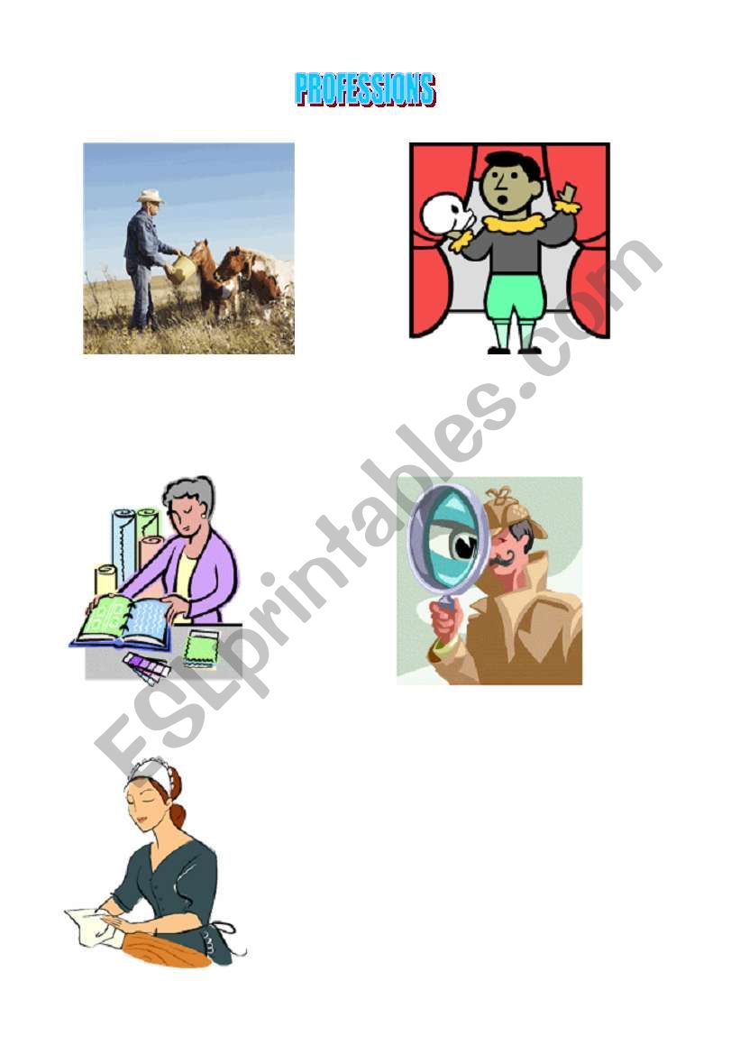 Professions part 2 worksheet