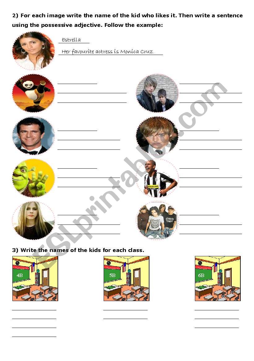 Kids introductions - Part 2 worksheet