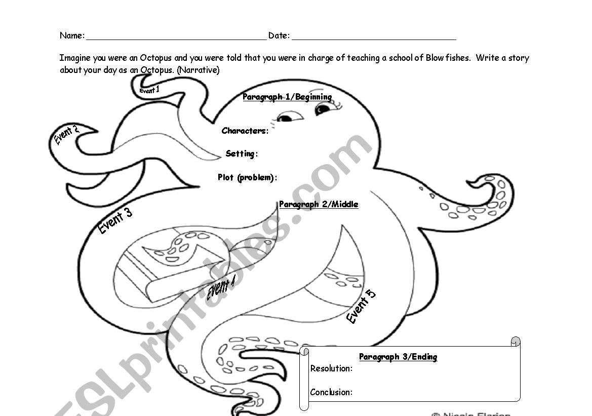 NARRATIVE WRITING worksheet