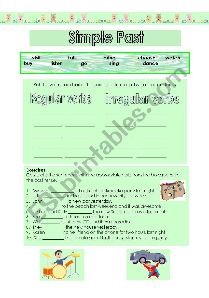 Simple Past worksheet