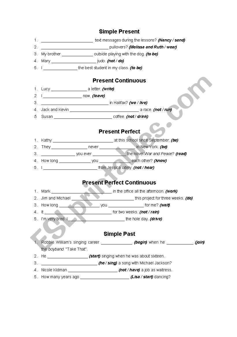 verb-tenses-exercises-esl-worksheet-by-madsoul