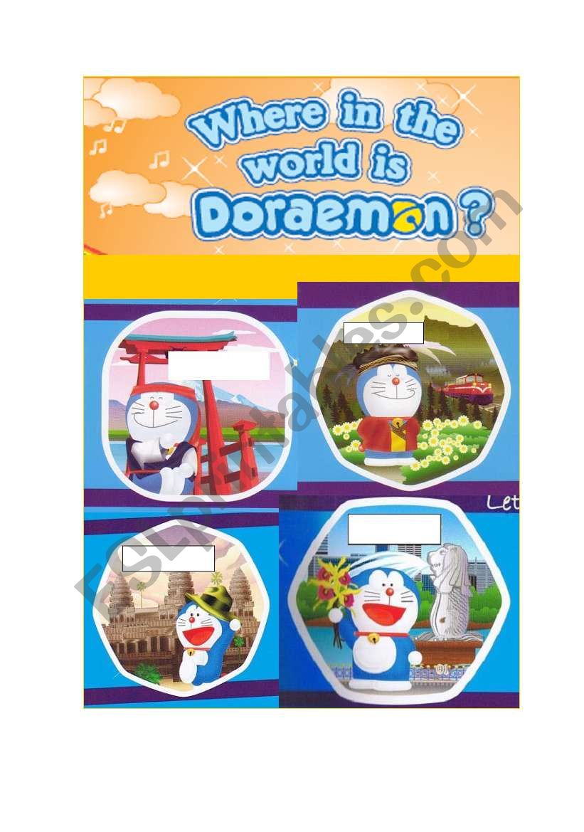 Where in the world is Doraemon (part 1)
