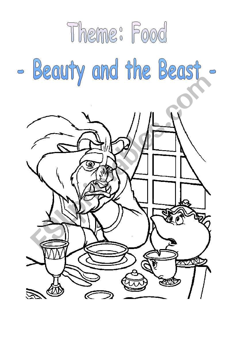 Coloring - Beauty and the Beast