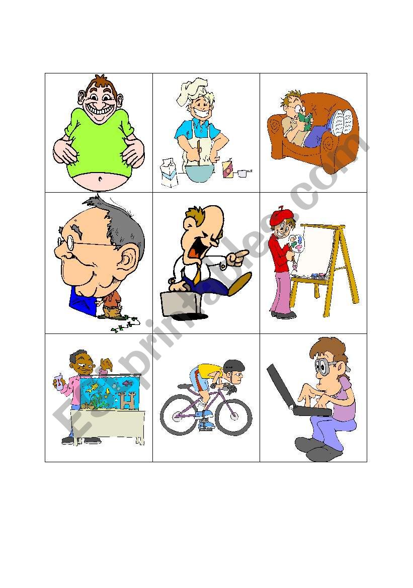 Describing people. worksheet