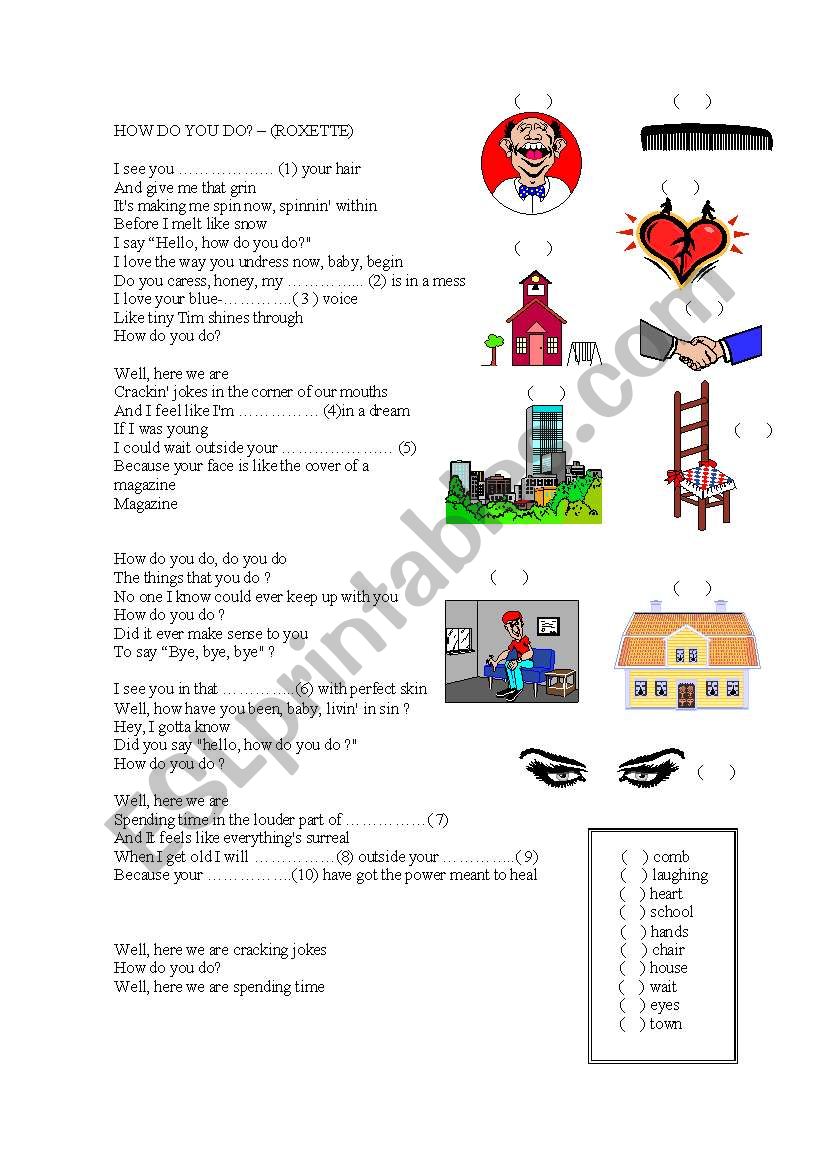 Music :How do you do - Roxette