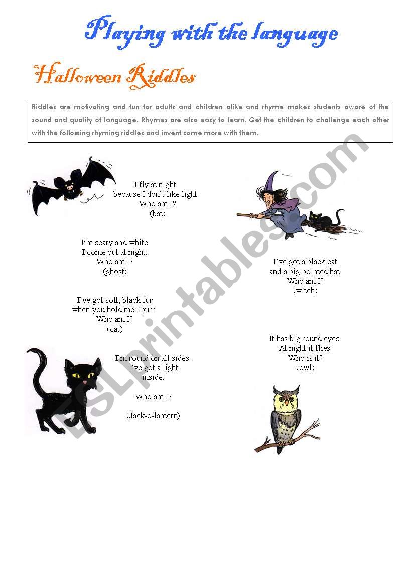 Halloween activities (set 5/9)