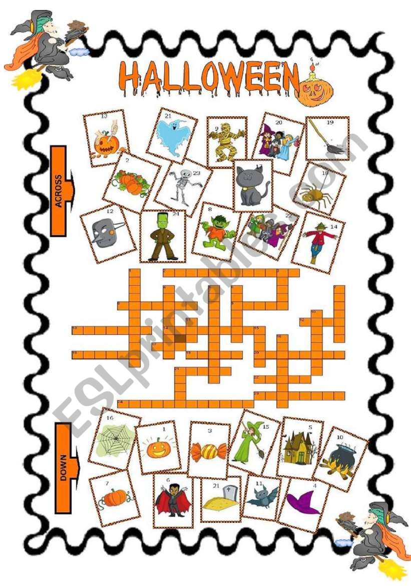 Halloween worksheet