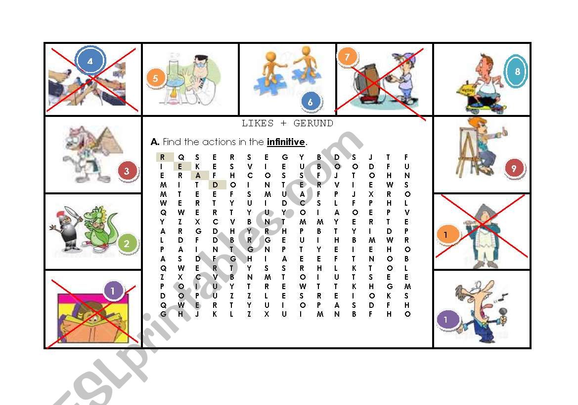 Expressing likes and dislikes worksheet