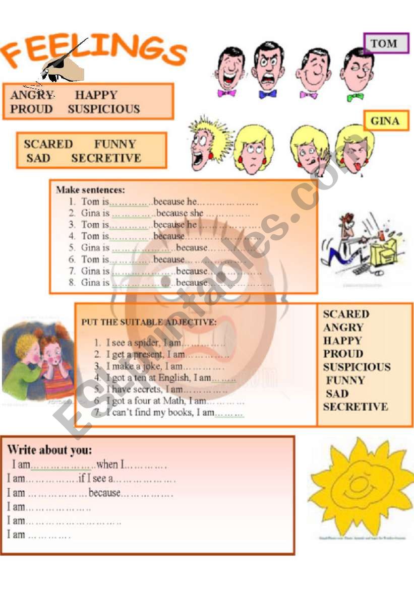 FEELINGS worksheet