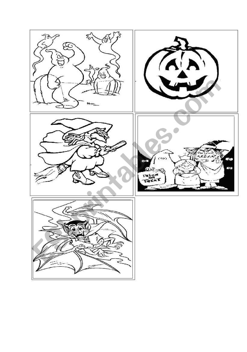 halloween worksheet