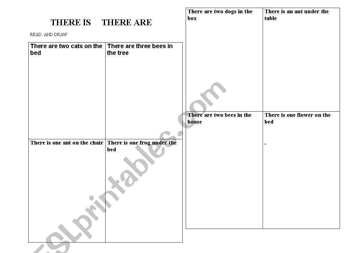THERE IS THERE ARE worksheet