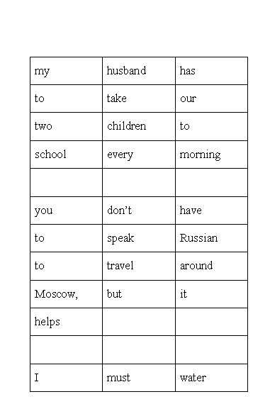 Modal verbs_Sentence ordering worksheet