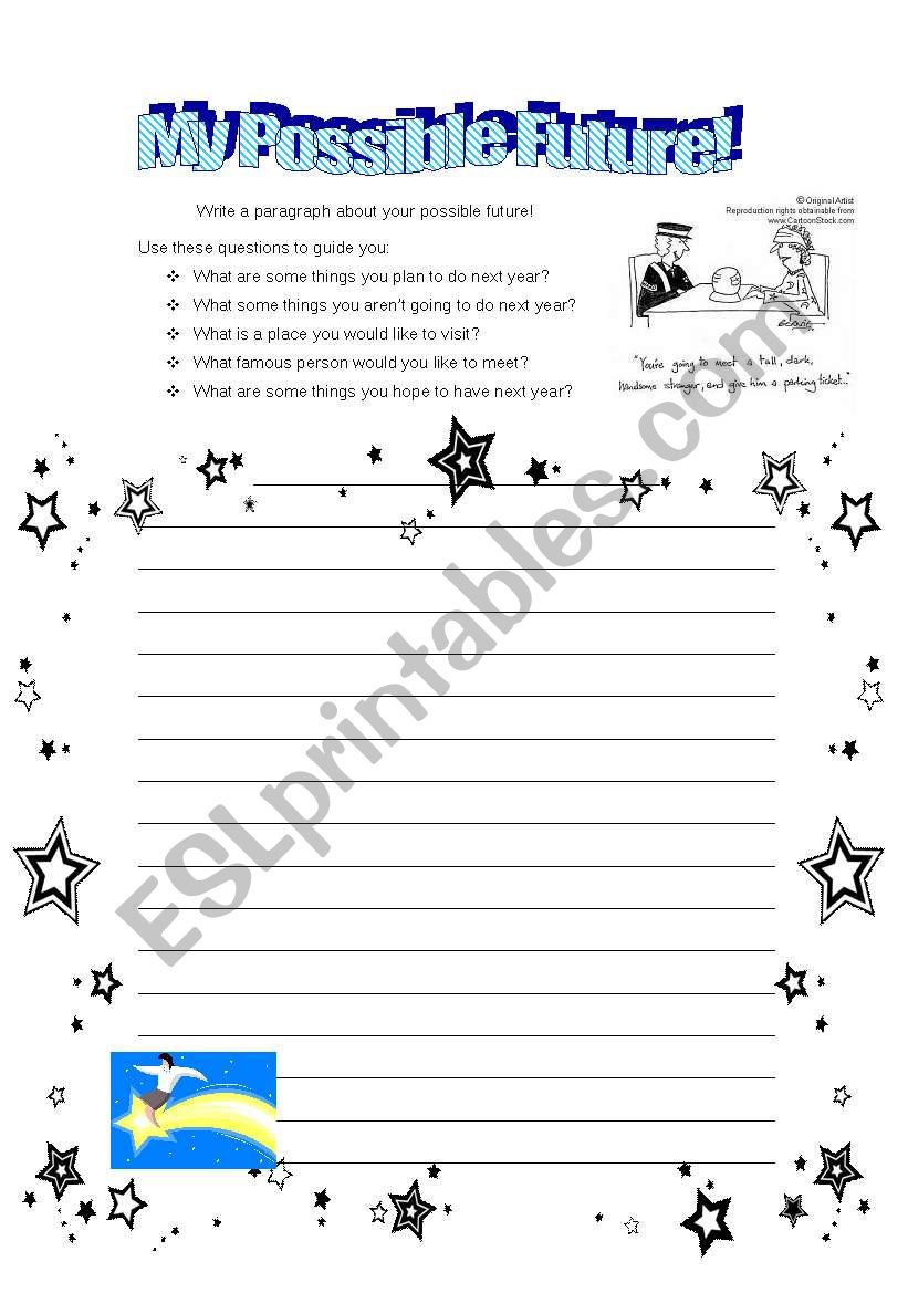 my possible future worksheet