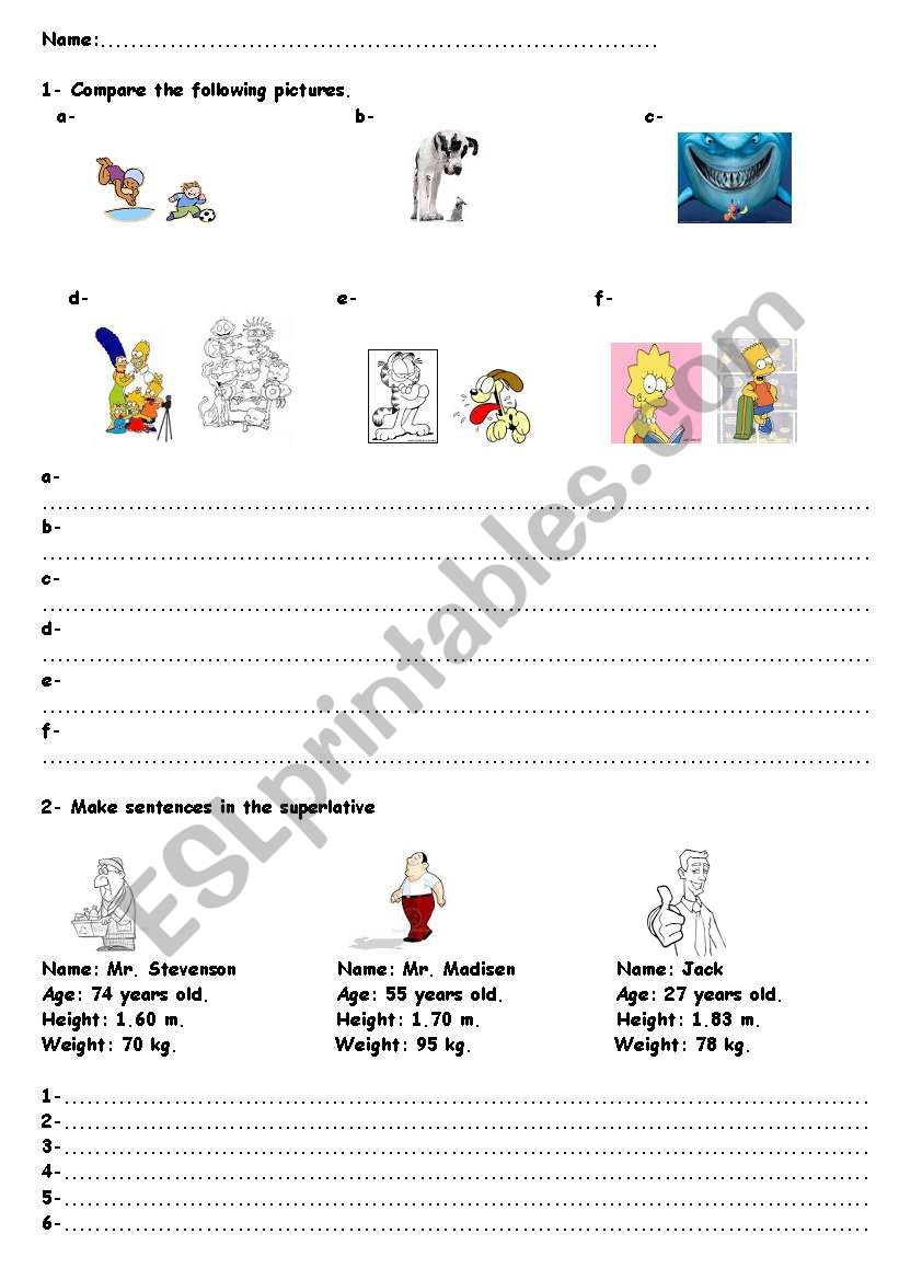 comparatives and superlatives 2.