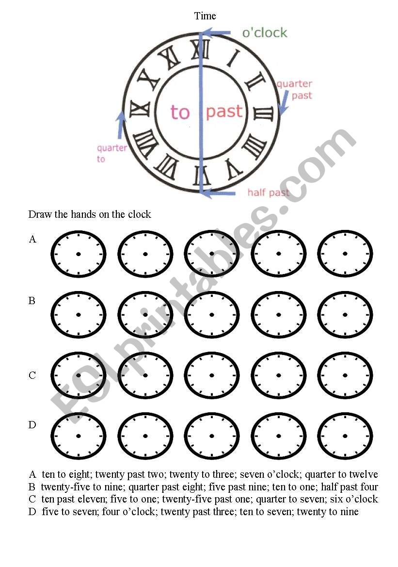 Time worksheet