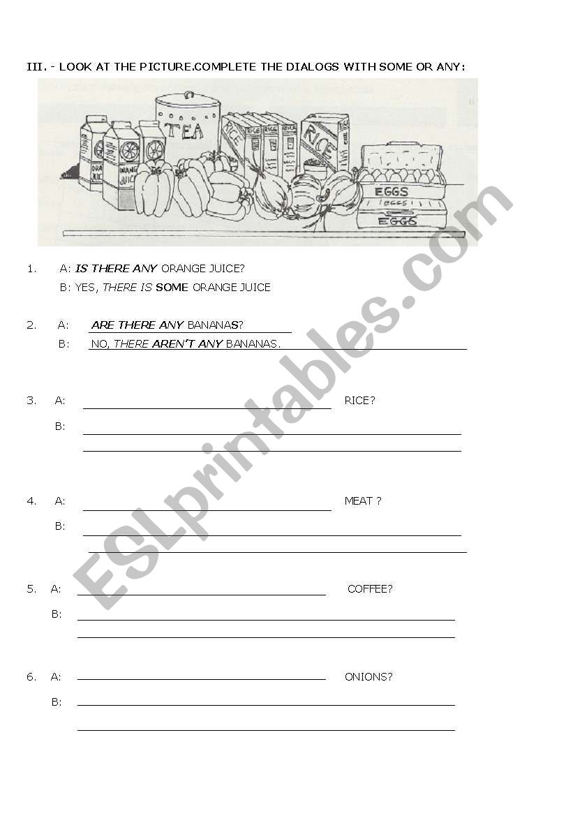 whats your favorite food 2 worksheet