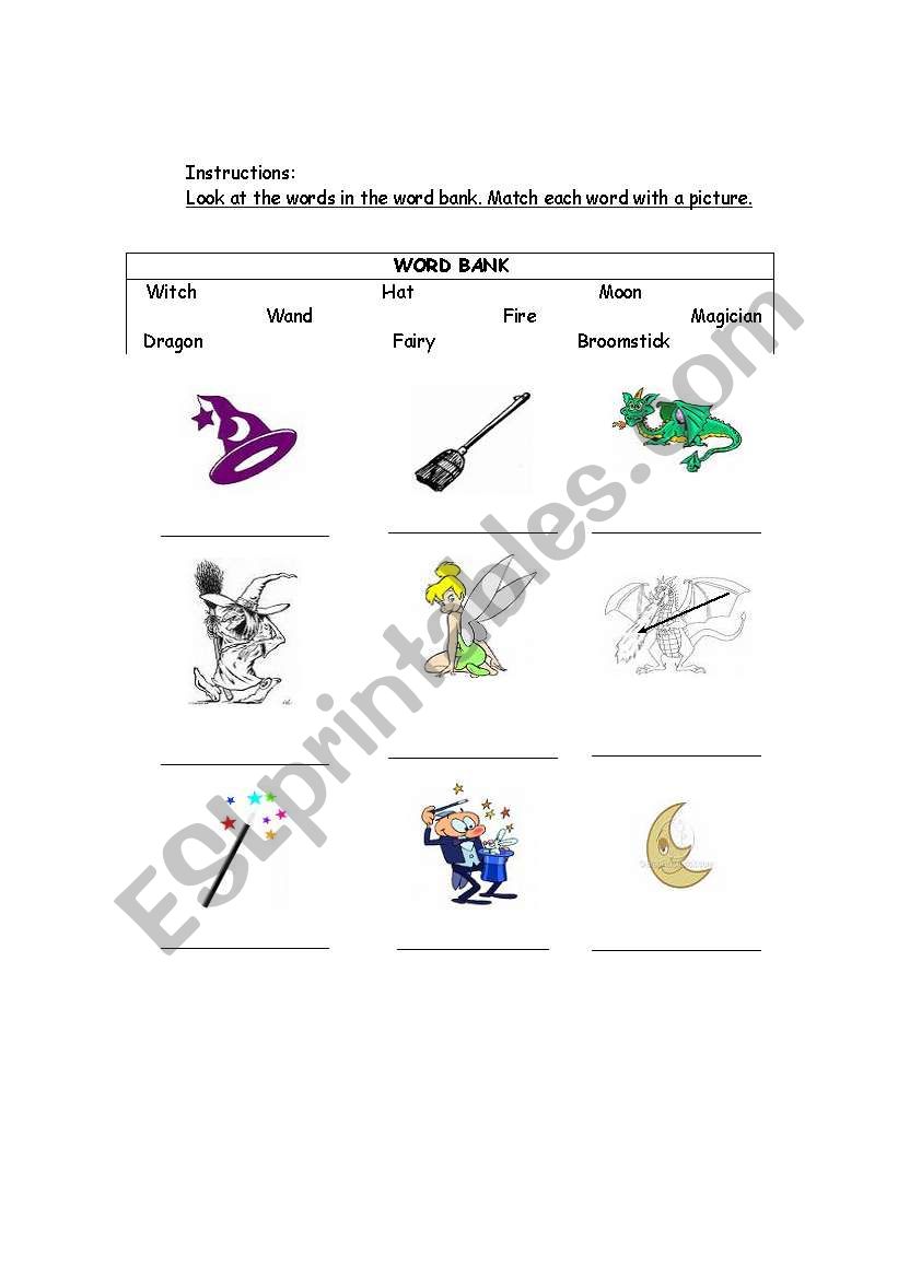 halloween worksheet