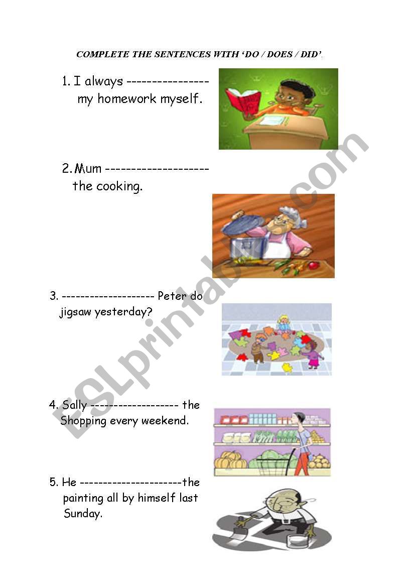 Present Simple/Present Continuous/Past Simple 