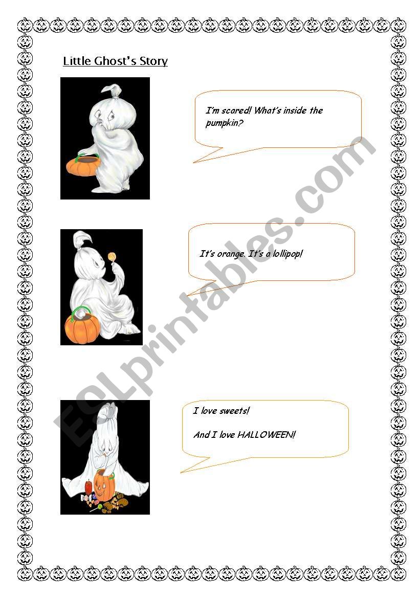 Little Ghost Story worksheet