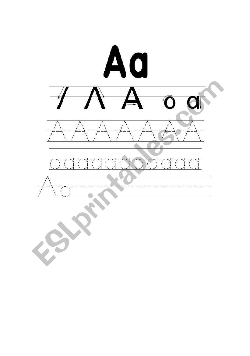 ABC Book for Kids A-I worksheet
