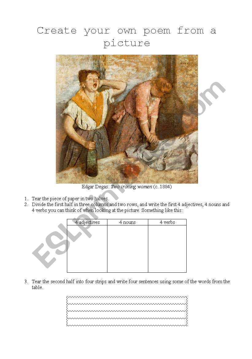 Create your poem from a picture