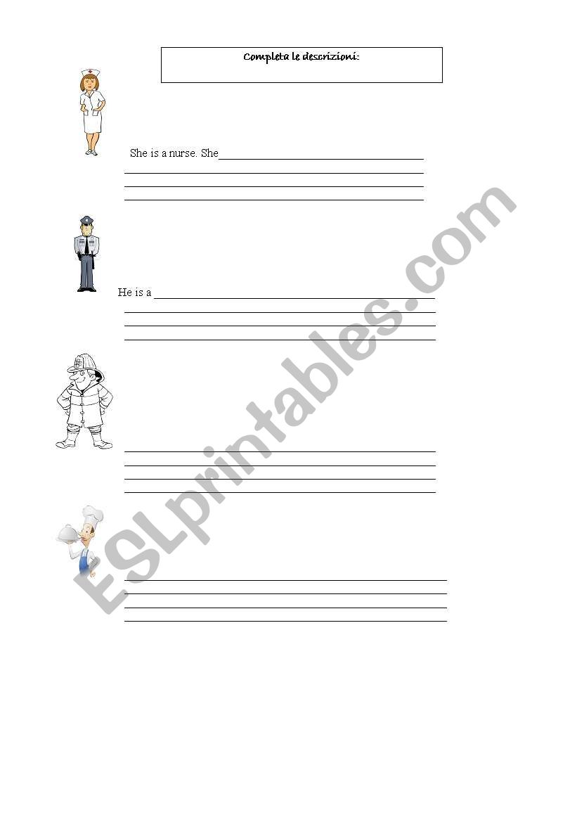 jobs factfile worksheet