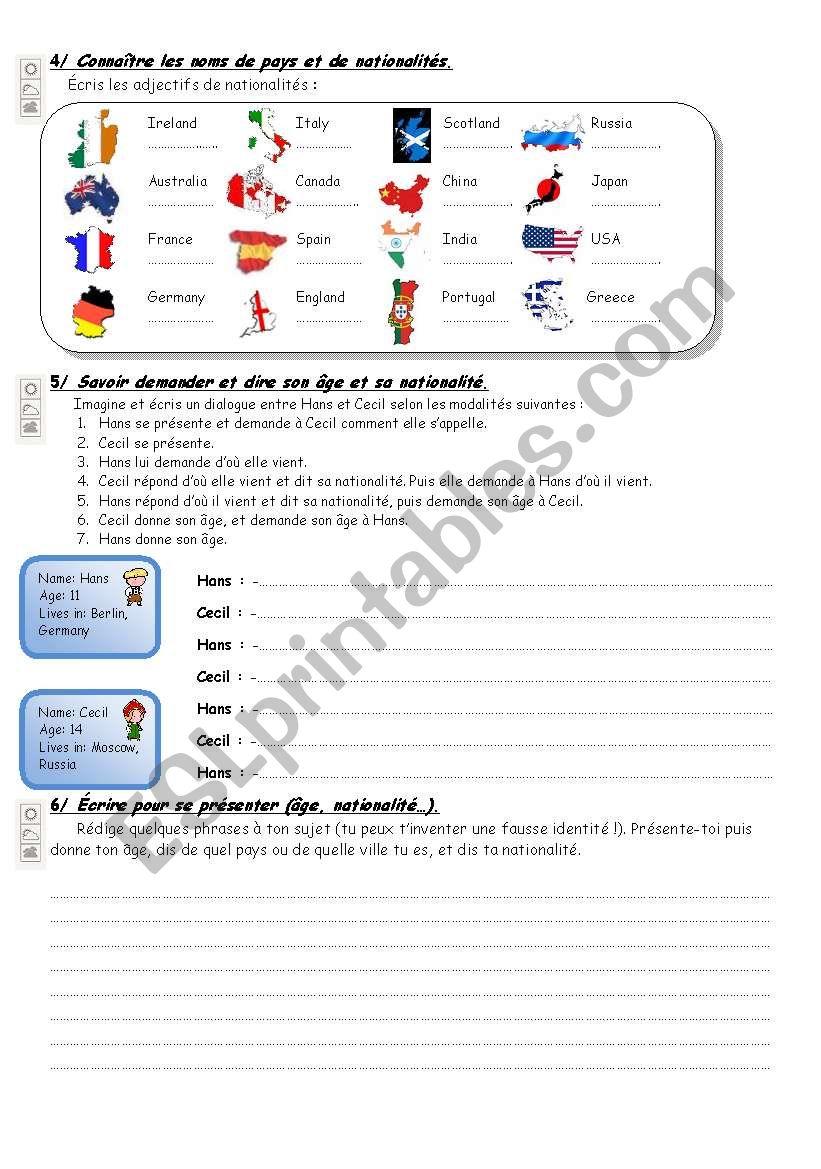 test on numbers, age and nationalities (2)